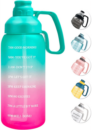 Motivational Water Bottle 64oz