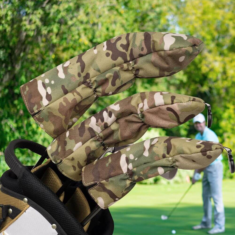 set of 3 camouflage head covers 