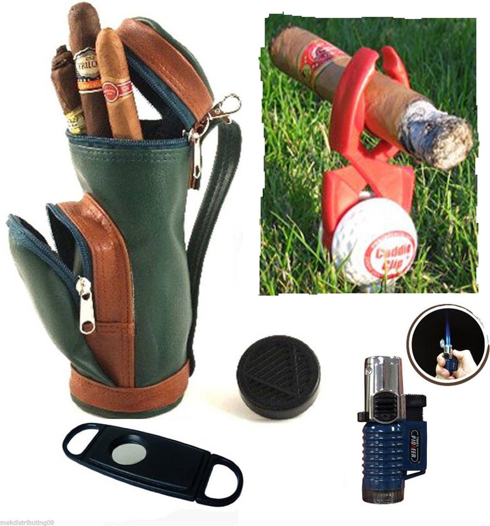 GOLFERS Upgrade Your Game With A Golf Cigar Holder!