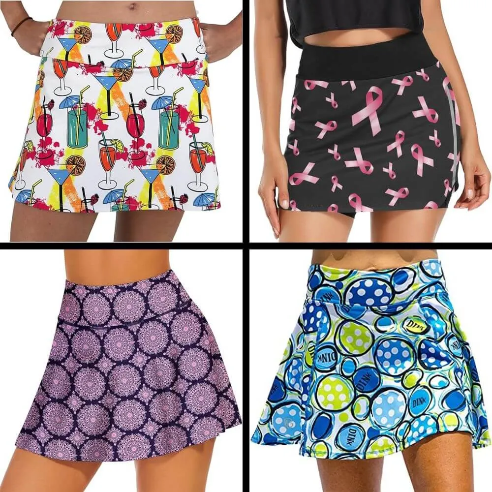 Serve Up Fashion with High-Quality Pickleball Skirts!